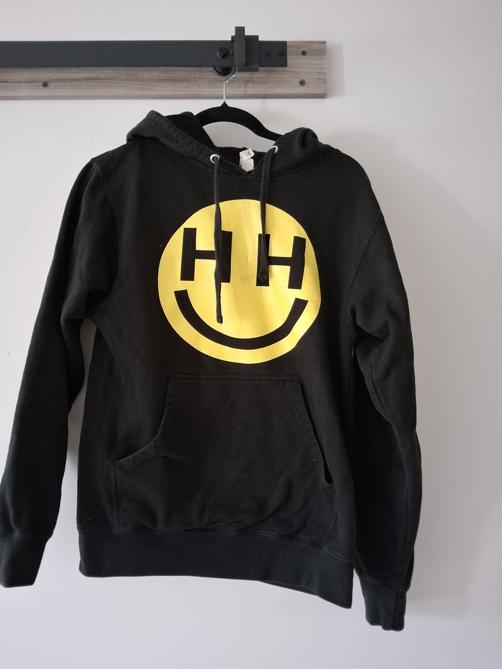 Happy Hippie Foundation Hoodie with Miley Cyrus Smiley Logo